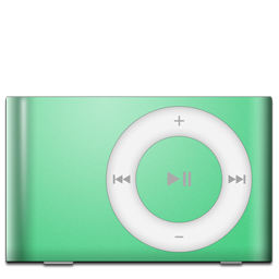 iPod Shuffle Green Icon 256x256 png